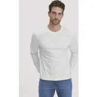 hessnatur hessnatur Jersey Longsleeve Relaxed aus reiner Bio-Baumwolle, Naturweiss, – Produktbild 2 von 6