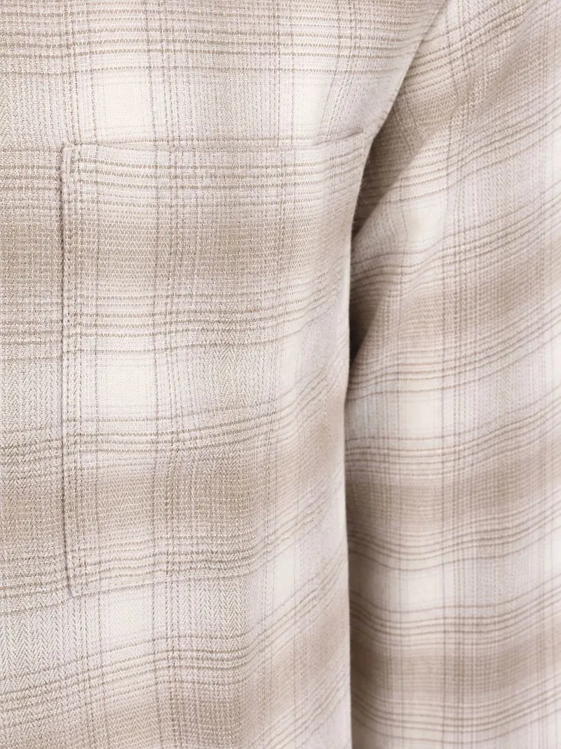 Marc O'Polo Marc O'Polo Shirt Check Beige - Größe L, Multicolour, – Produktbild 4 von 5