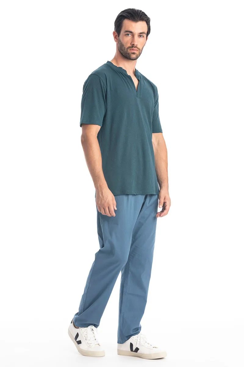 RAVENS VIEW IBIZA RAVENS VIEW IBIZA Herren vegan T-Shirt Cruise Ocean Blue, Teal, – Produktbild 1 von 2