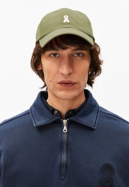 ARMEDANGELS ARMEDANGELS YENAAS BOLD Unisex Kappe aus Bio-Baumwolle, Fatigue green, – Produktbild 1 von 4