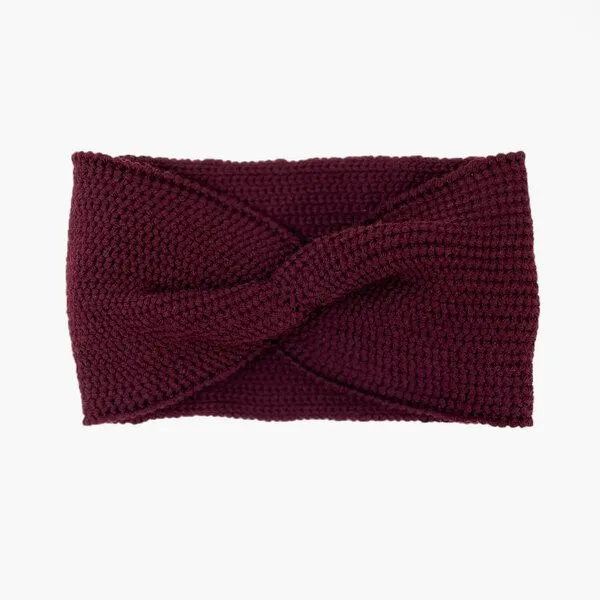 vincente vincente Stirnband mit Twist, Bordeaux, – Produktbild 1 von 2