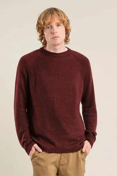 KOMODO Komodo Merino-Pullover mit Raglanärmel Modell: Christoff, Walnut (braun), – Produktbild 1 von 3