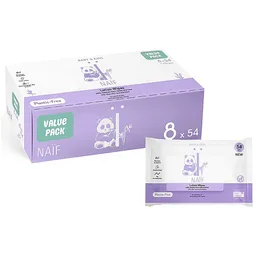 Naif Naïf Plastikfreie Lotion Baby Tücher (8 x 54 Tücher) – Produktbild 1 von 1