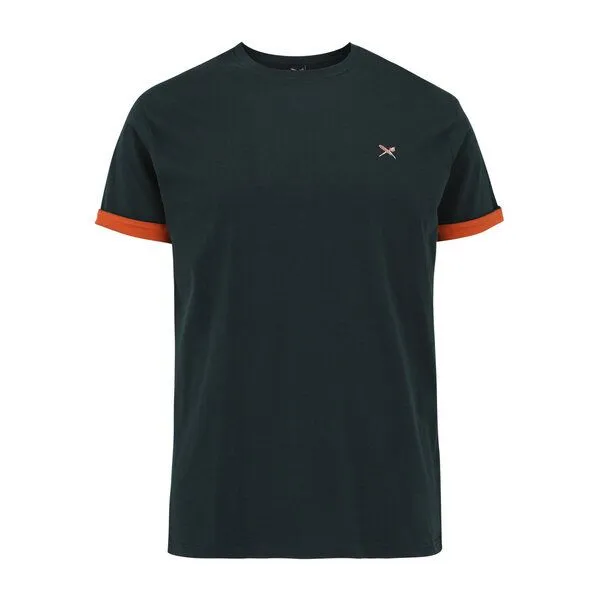 Iriedaily Iriedaily Turn Up Tee, Nightforest (grün/orange), – Produktbild 1 von 3