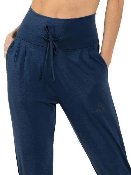 Magadi Magadi Yogahose FRANCIS aus Naturmaterial, Blau (navy), – Produktbild 4 von 4