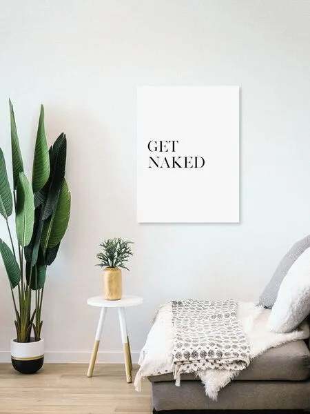 Photocircle Photocircle Poster / Leinwandbild - Get Naked No10 – Produktbild 4 von 4