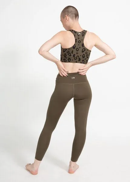 boochen boochen Sportleggings High-Rise - Farbe, Greenmoss (khaki), – Produktbild 4 von 4