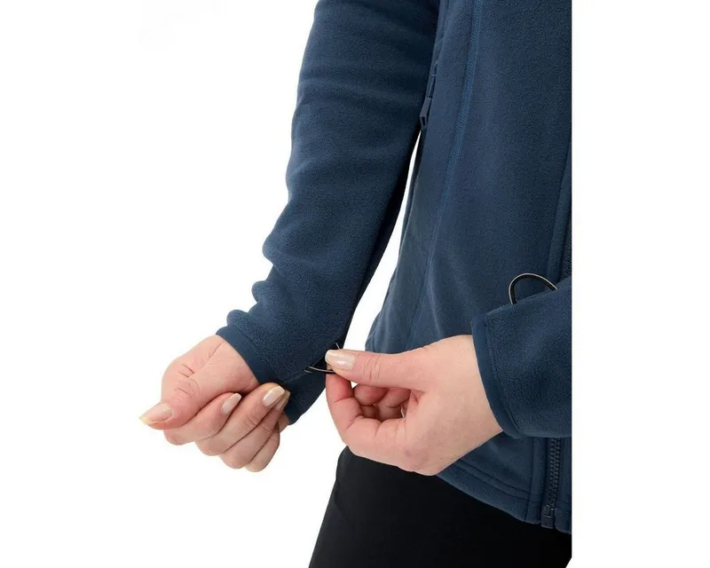 Vaude Vaude Fleecejacke Women's Rosemoor Fleece Jacket II Fleecejacke mit Polartec®-Fleece, ideal für Outdoor-Aktivitäten, aus, Blau, – Produktbild 3 von 3