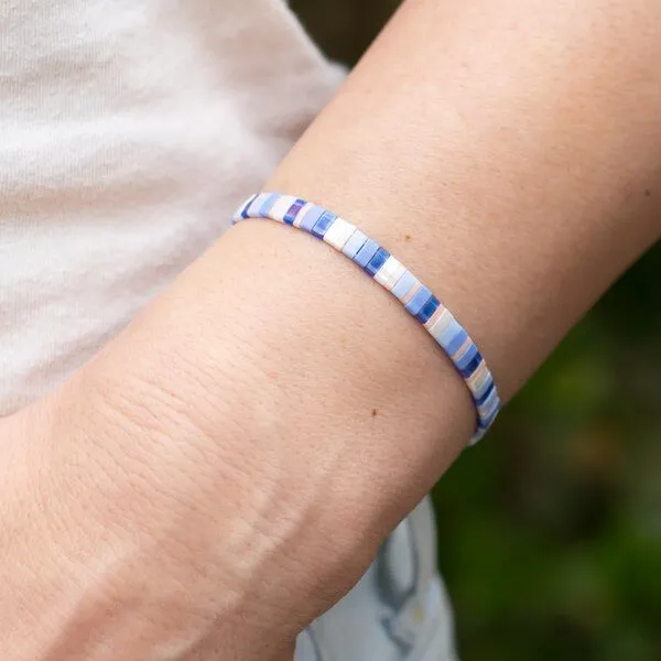 juni juni Blaues Armband "Cielo" – Produktbild 2 von 4