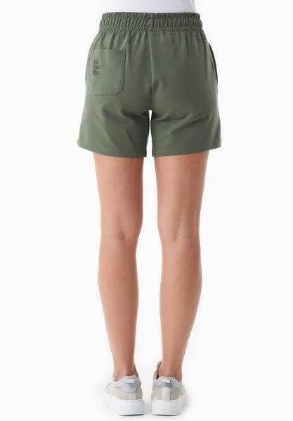 ORGANICATION ORGANICATION SABBRINA | Leichte Sweatshorts aus Bio-Baumwolle, Olive, – Produktbild 4 von 4