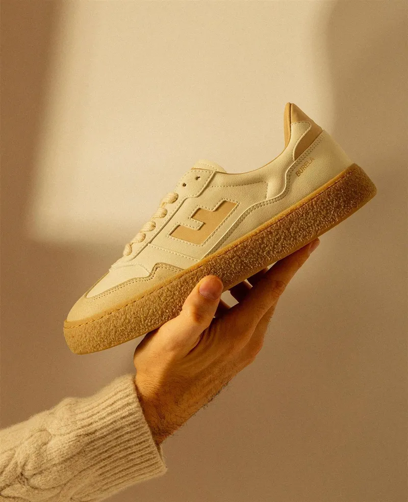 Flamingos Life Flamingos Life Herren vegan Sneaker Burela Bold Shell, Beige, – Produktbild 2 von 2