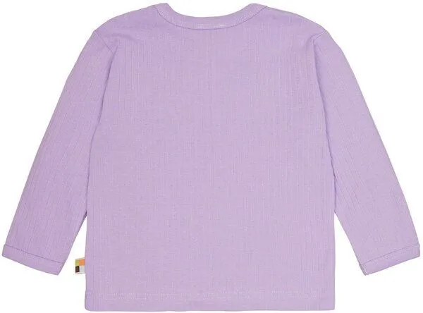 loud + proud loud + proud Babys & Kinder Shirt Derby Rib mit Druck, GOTS-zertifiziert, Lilac(lila), – Produktbild 1 von 1