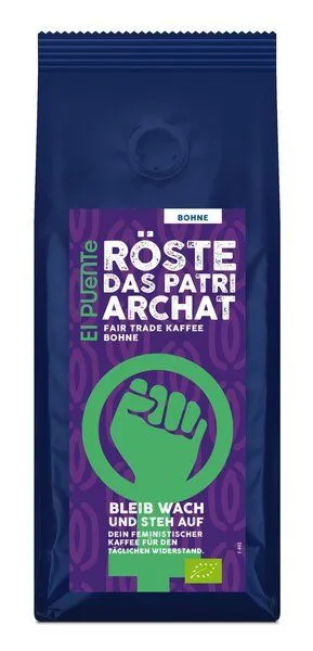 El Puente El Puente Röste das Patriarchat - Bio-Kaffeebohnen 250 g | Fair Trade | Bio-zertifiziert | Vegan | Glutenfrei, Mehrfarbig, – Produktbild 1 von 1