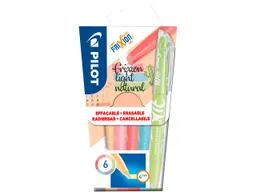 Pilot Pilot 6er-Set Textmarker "Frixion Light Natural" farbig sortiert – Produktbild 1 von 1