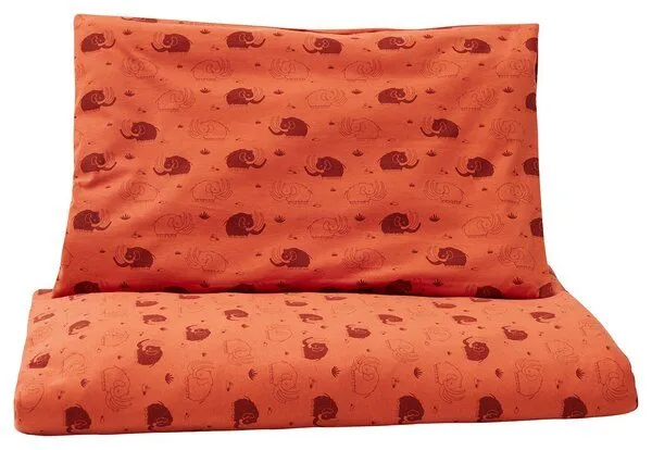 loud + proud loud + proud Kinder Jersey Bettwäsche-Set 100 x 135cm, GOTS-zertifiziert, Cinnamon(orange), – Produktbild 3 von 4