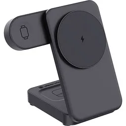 Urban Vitamin Urban Vitamin Arcadia 15W 3in1 Magnet-Charger aus RCS rABS, schwarz – Produktbild 1 von 1