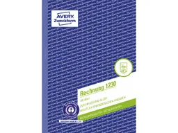Avery Zweckform Avery Zweckform Recycling Formularbuch "1230" Rechnung – Produktbild 1 von 1