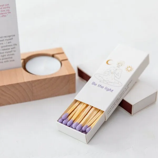 Divasya Divasya Streichhölzer: Be the Light | Light the Moment, Lila - be the light, – Produktbild 2 von 4