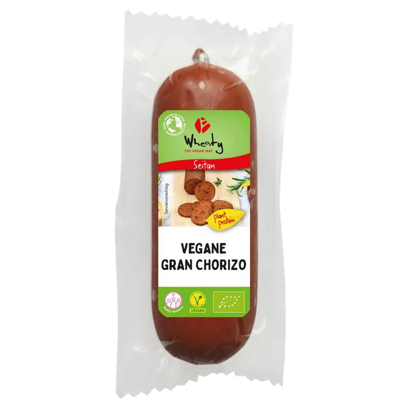Wheaty Vegane Gran Chorizo, BIO, 200g – Produktbild 1 von 1