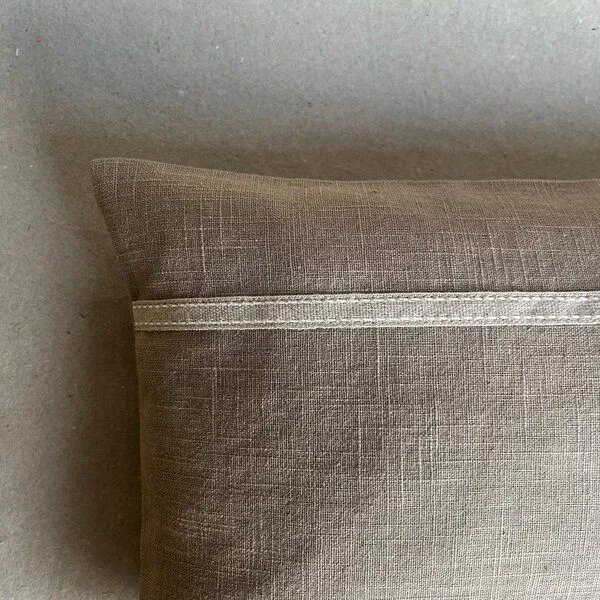 Gipfelrausch Gipfelrausch Zirben- Einschlafkissen Leinen, Taupe, – Produktbild 2 von 7