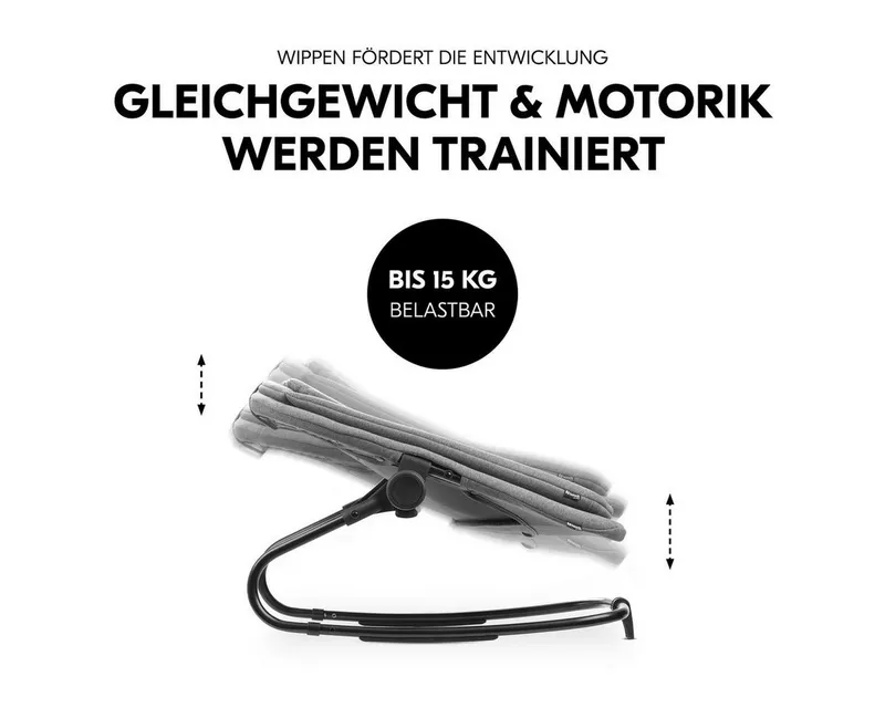 Hauck Hauck Hochstuhl Alpha Move Newborn Set - Natur, Holz Babystuhl ab Geburt mit Neugeborenensufsatz, Sitzkissen, Essbrett – Produktbild 4 von 5