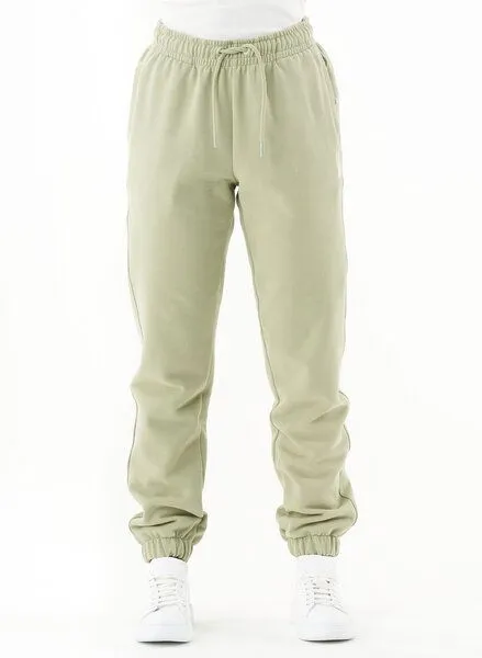 ORGANICATION ORGANICATION ESSENTIALS-PERRIE- Soft Touch Sweathose aus Bio-Baumwolle, Grün(sage green), – Produktbild 1 von 3