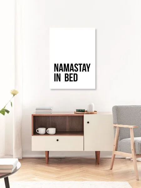 Photocircle Photocircle Poster / Leinwandbild - Namastay in Bed No5 – Produktbild 3 von 4