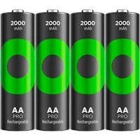 GP Battery 4er-Pack GP Battery Ready-to-use Akku "ReCyko+ Pro" Mignon, AA, 1,2 V, 2.000 mAh – Produktbild 1 von 1