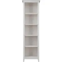 Regal "Solvita" B55xT40xH200 cm, weiß – Produktbild 1 von 1
