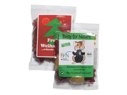 Minitütchen Bio Fruchtsaft Gummibärchen, 16g mit 1-4 farbigem Etikettendruck – Produktbild 1 von 1