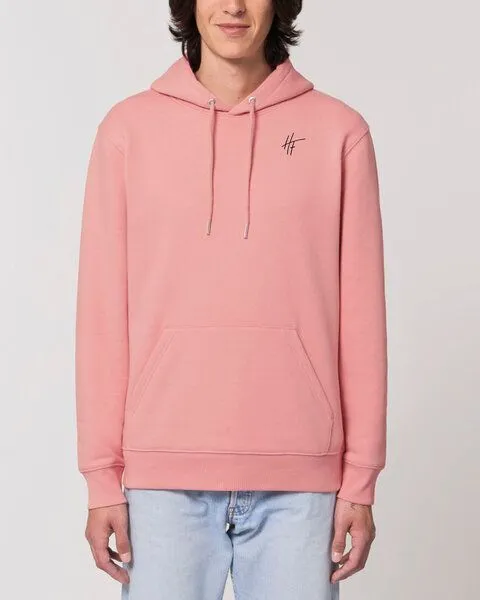 Human Family Human Family Bio Unisex Basic Hoodie - "HF", Altrosa, – Produktbild 2 von 3