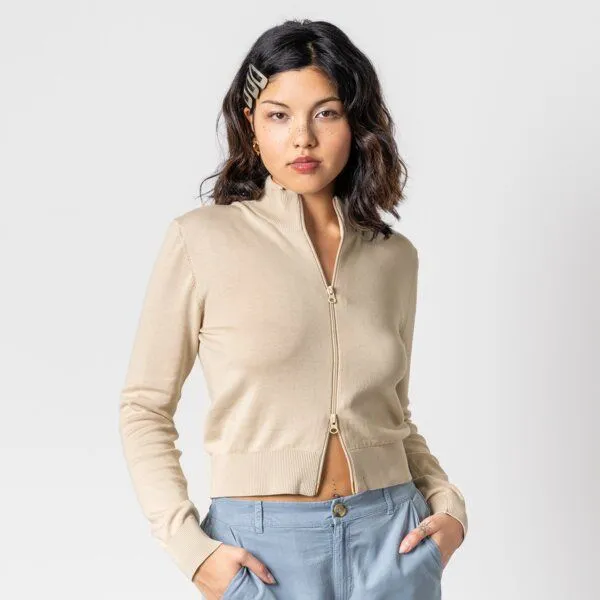 trueStory trueStory Strickjacke - FENYRA, Sand (natur), – Produktbild 1 von 4