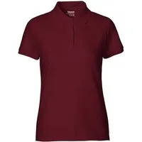 Neutral Neutral® Damen Poloshirt Pique Polo von Neutral, Bordeaux, – Produktbild 1 von 1