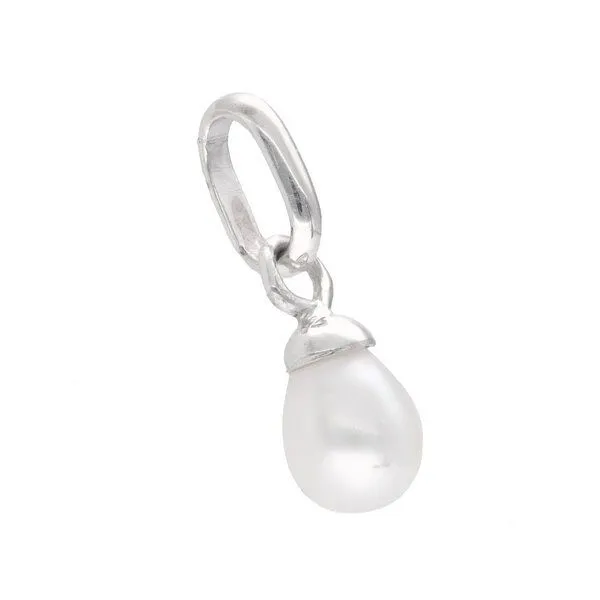 pakilia pakilia Silber Kette Tropf förmige Perle Fair-Trade und handmade – Produktbild 3 von 4