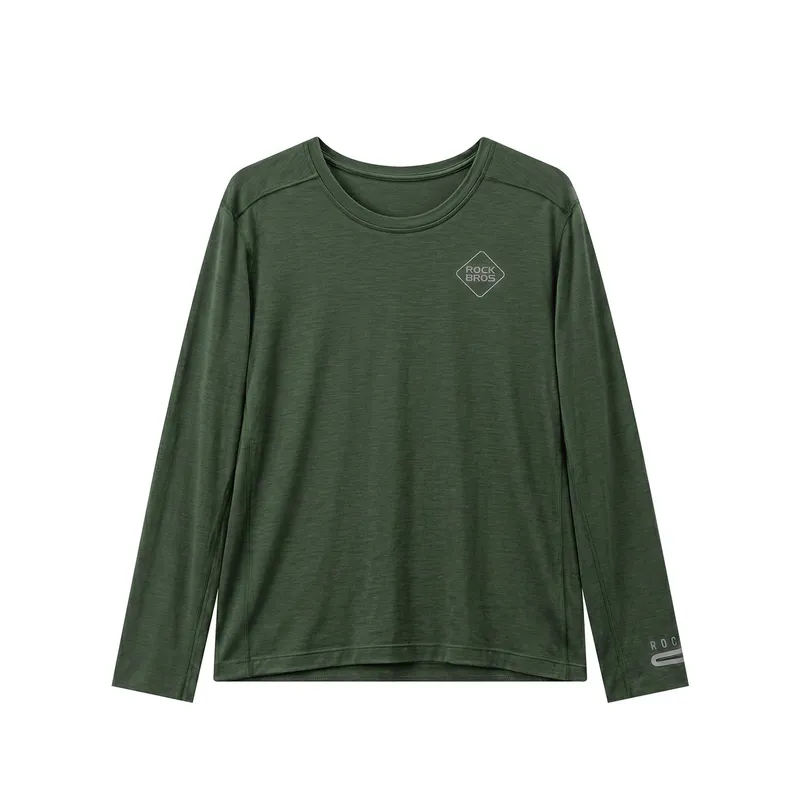 Rockbros Herren-Radtrikot aus Merinowolle und Tencel - Blau / XL – Produktbild 1 von 1