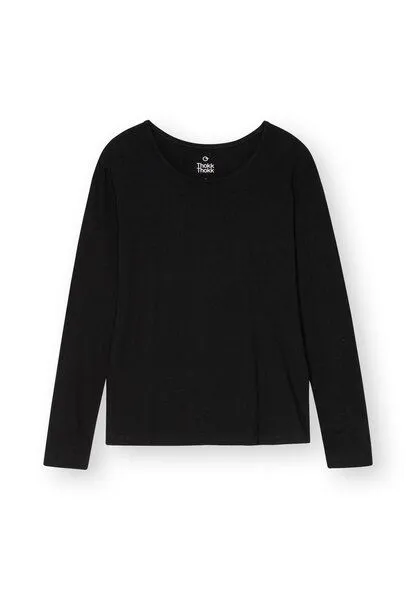 THOKKTHOKK ThokkThokk Damen Longsleeve Bio Fair, Black (schwarz), – Produktbild 5 von 5