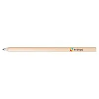 FSC-zertifizierter Zimmermanns-Bleistift oval 24 cm, natur – Produktbild 1 von 1