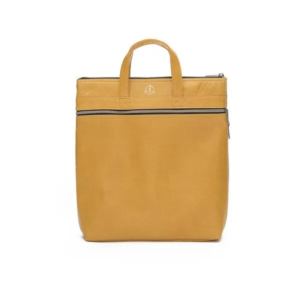 Smateria Smateria IKI Momentum veganer Rucksack und Einkaufstasche, Gelb, – Produktbild 1 von 3