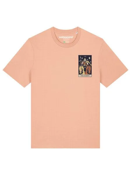 watapparel watapparel T-Shirt Unisex Tarot The Chariot, Fraiche peche, – Produktbild 2 von 3