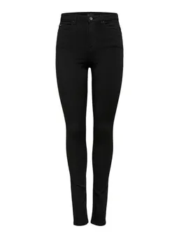 Only Only Skinny-fit-Jeans Skinny Fit Jeans High Waist Stretch für Damen TENCEL™ Modal nachhaltig unifarben elastisch Reißverschluss – Produktbild 1 von 1