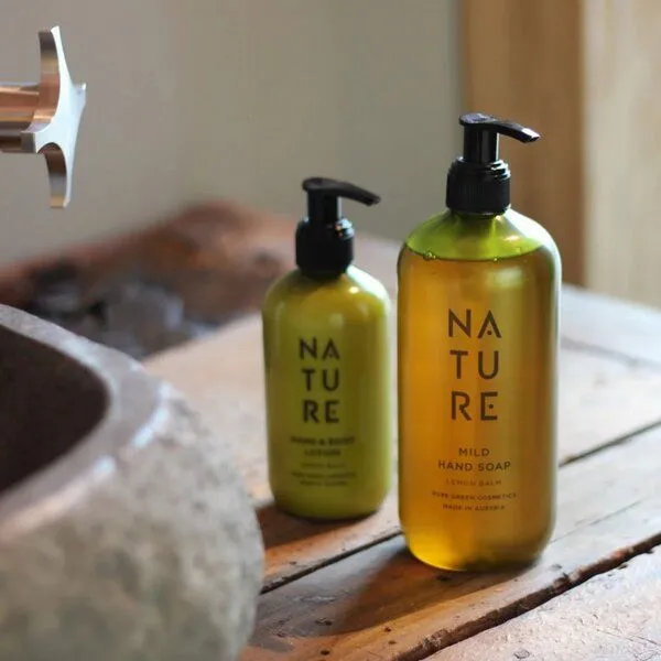 4betterdays 4betterdays Mild Hand Soap 'Lemon Balm' | Kunststoffgebinde mit Pumpfunktion – Produktbild 4 von 6