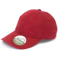 Brain Waves Basecap Organic Cotton Brain Waves 6 - Panel Cap Kappe, Rot, – Produktbild 1 von 1