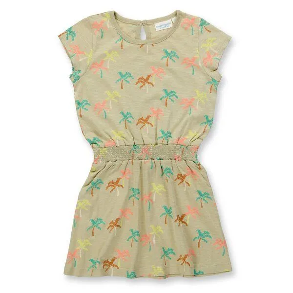 Sense Organics Sense Organics Kinder Sommerkleid mit Palmen-Druck Bio Baumwolle, Palms light reed, – Produktbild 1 von 1