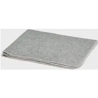Yumeko Babydecke 75x100 cm "Yumeko" aus 100% Mulesingfreier Merinowolle, Grey/white, – Produktbild 1 von 1