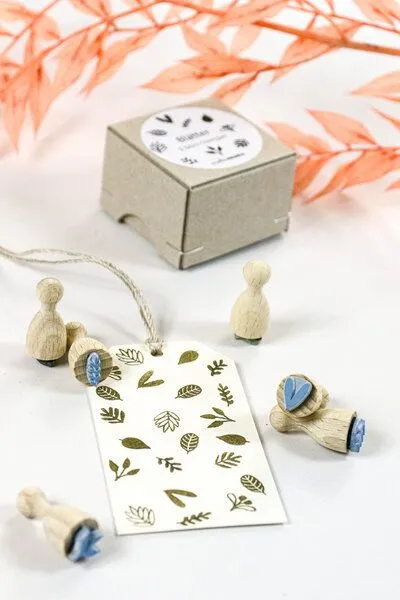STUDIO KARAMELO Studio Karamelo Mini Stempel Set Blätter – Produktbild 2 von 3