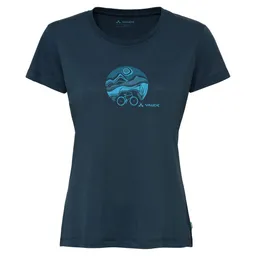 Vaude VAUDE Damen-T-Shirt "Cyclist V" schnelltrocknend, dark sea/dark sea, Gr. 38 – Produktbild 1 von 1