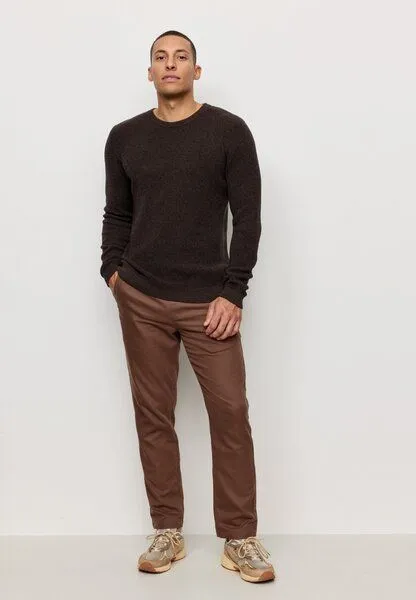 recolution Herren Strickpullover aus Bio-Baumwolle - BACOPA - recolution, Taupe (braun), – Produktbild 3 von 4