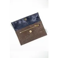 ein garten Studios ein garten Studios Corkskin Wallet / Mini Clutch Clap, Chocolate brown, – Produktbild 1 von 1