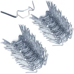 Casaria® Casaria Gardebruk Gewächshausklammern 100er-Set Edelstahl – Produktbild 1 von 1