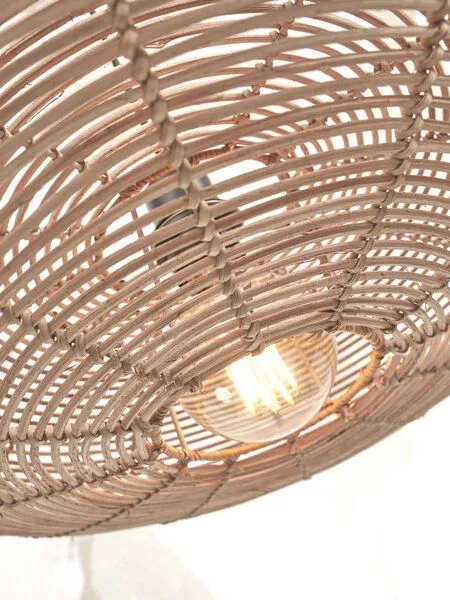 GOOD&MOJO GOOD&MOJO Stehlampe Tanami Scheibe, Natur, – Produktbild 3 von 4